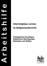 Interreligiöses Lernen im Religionsunterricht - beim Bistum Mainz