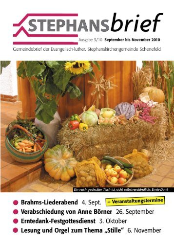 {sTEPHANsbrief - Stephanskirche Schenefeld