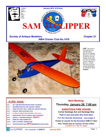 SAM 21 - Society of Antique Modelers