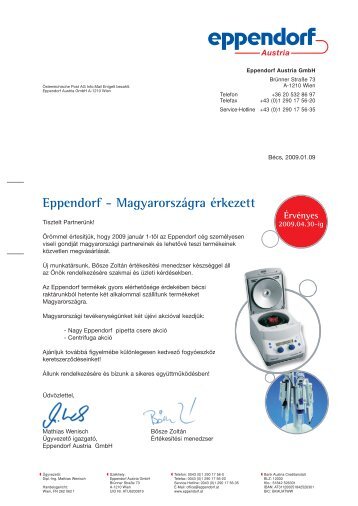 Magyarországra érkezett - Eppendorf Austria