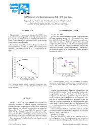 XANES study of ordered mesoporous ZrO2-SiO2 thin films. - cnpem