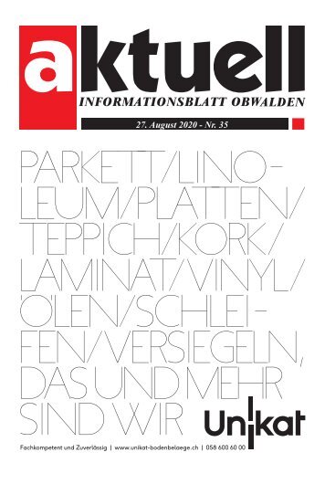 35-2020 Aktuell Obwalden