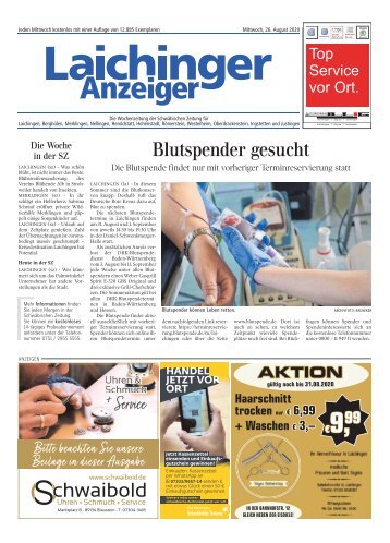 Laichinger Anzeiger 26.08.2020