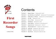 First Recorder Songs - Music Fun