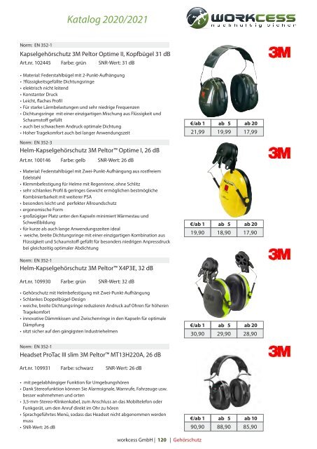 workcess Gesamtkatalog 2020/2021