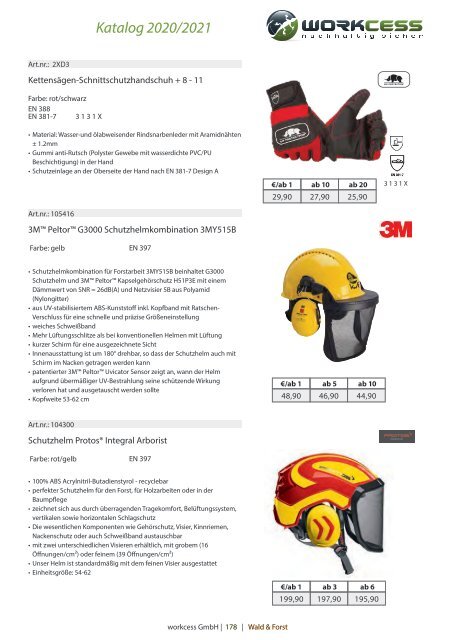 workcess Gesamtkatalog 2020/2021