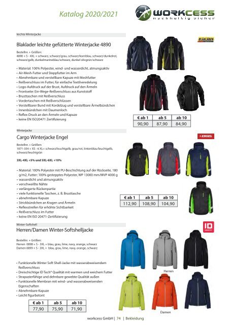 workcess Gesamtkatalog 2020/2021