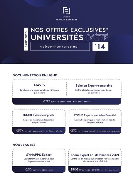 Flyer Universités d'été