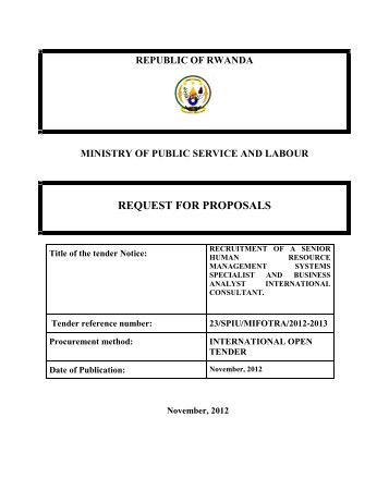 4. Financial Proposal - Mifotra