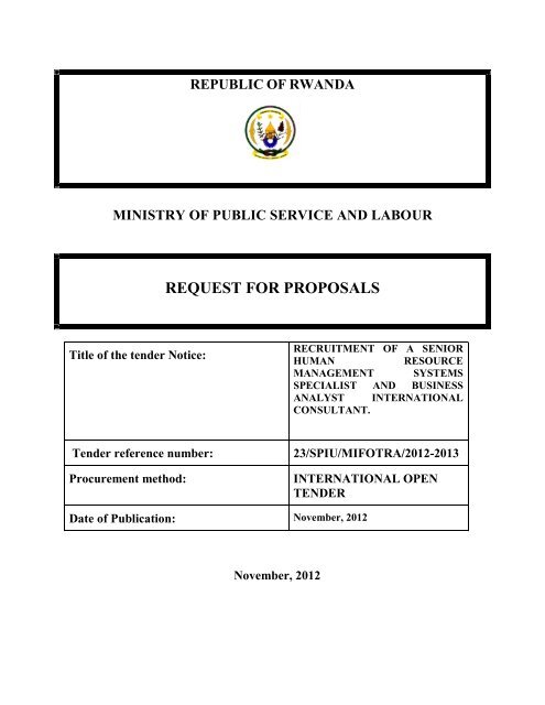 4. Financial Proposal - Mifotra