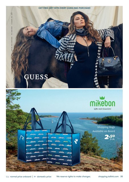 ***Tallinn-Helsinki, September-October, Tallink Autumn Shopping Catalogue