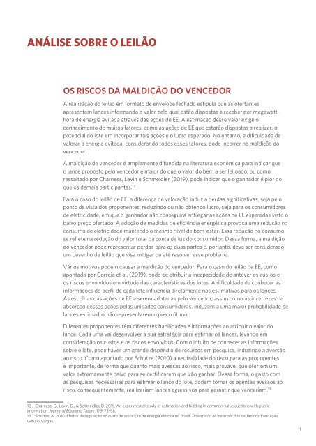 Potenciais riscos de implementação para o piloto do leilão de eficiência energética de Roraima