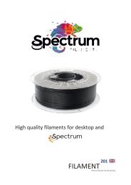 Catálogo Spectrum Filaments  