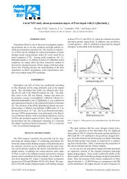 A brief XPS study about protonation degree of PAni doped ... - LNLS