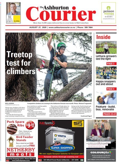 Ashburton Courier: August 27, 2020