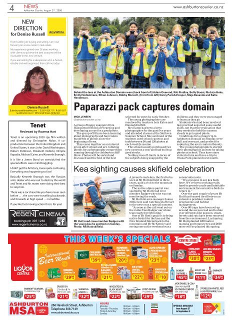 Ashburton Courier: August 27, 2020