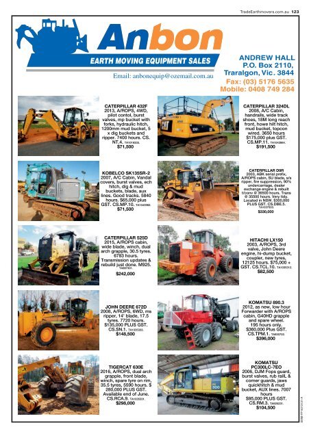 Earthmovers & Excavators #375