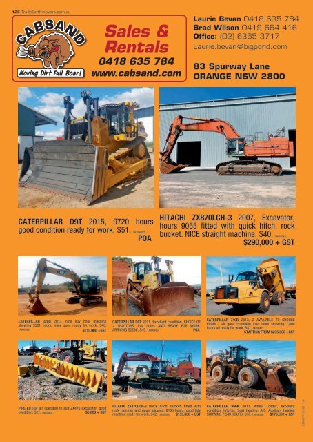 Earthmovers & Excavators #375