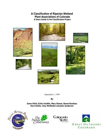 A Classification of Riparian Wetland Plant Associations of Colorado