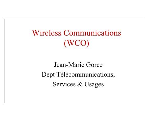 Wireless Communications