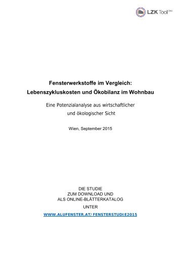 Fensterwerkstoffe im Vergleich