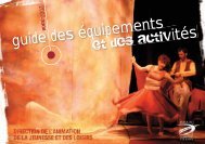 et des activités guide des équipements - Ville de Clermont-Ferrand