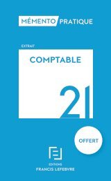 Extrait Comptable 21 - Editions Francis Lefebvre