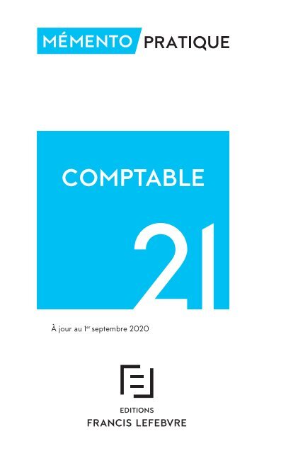 Extrait Comptable 21 - Editions Francis Lefebvre