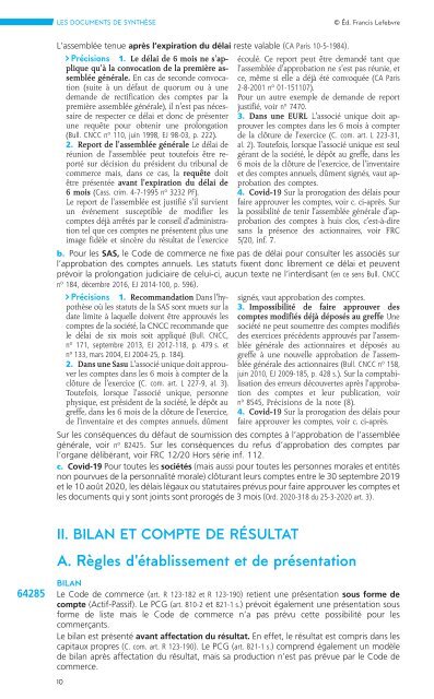 Extrait Comptable 21 - Editions Francis Lefebvre