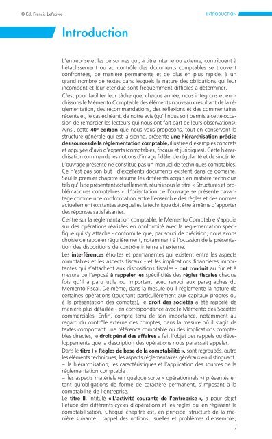 Extrait Comptable 21 - Editions Francis Lefebvre