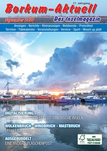 September 2020   Borkum-Aktuell - Das Inselmagazin