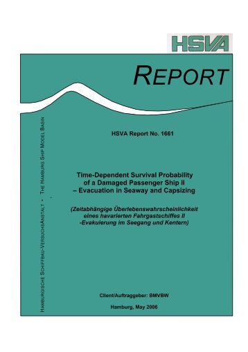 Time-Dependent Survival Probability of a Damaged ... - HSVA