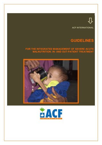 guidelines for the integrated management of severe acute malnutrition