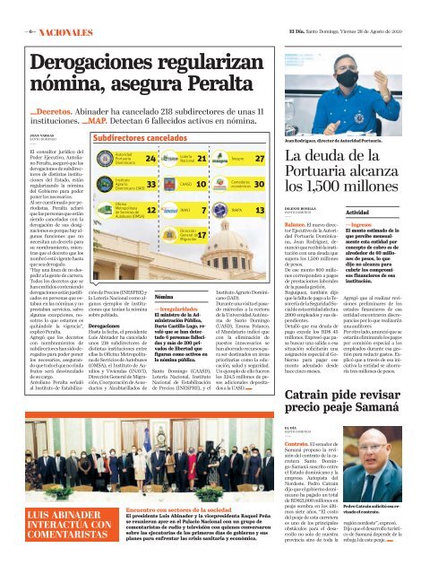 Edición impresa 28-08-2020