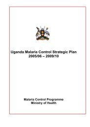 Uganda Malaria Control Strategic Plan - Roll Back Malaria - World ...