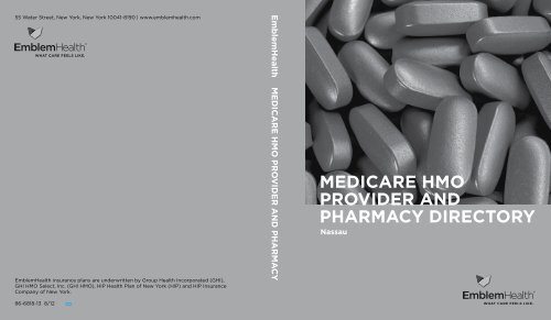 Medicare HMO prOvider aNd pHarMacy direcTOry - EmblemHealth