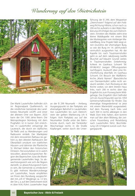 Freizeitmagazin Bayerischer Jura September 2020