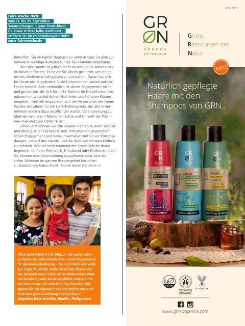 Alnatura Magazin September 2020