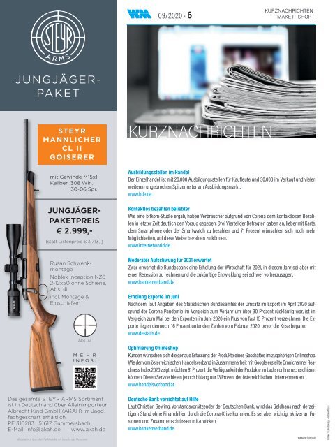 Waffenmarkt-Intern 09/2020