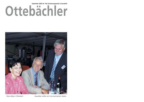 Ausgabe 154, September 2009 - Gemeinde Ottenbach