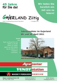 LAND Ziitig - Gujer Landmaschinen