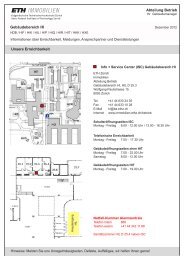 pdf, 1.5 MB - Immobilien - ETH Zürich