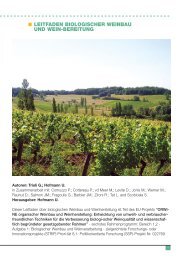 leitfaden biologischer weinbau und wein-bereitung - Infowine