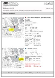 pdf, 2.4 MB - Immobilien - ETH Zürich