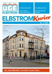 Mike Balzuweit Mobil 01 72 - Wohnungsgenossenschaft Elbstrom