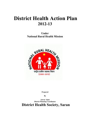 District Health Action Plan - STATE HEALTH SOCIETY-----BIHAR