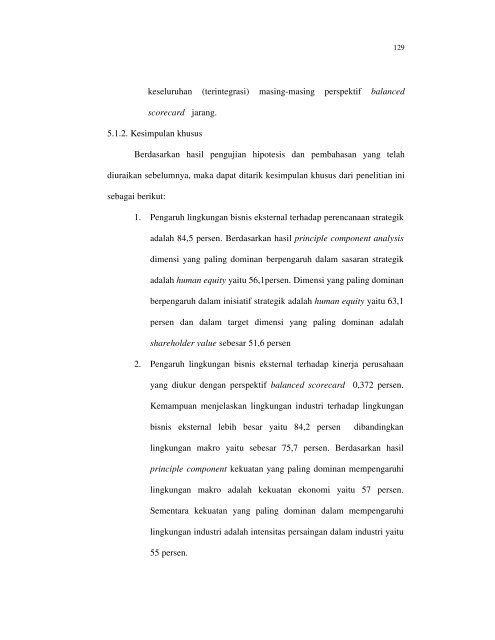 BAB V KESIMPULAN dan SARAN - Damandiri