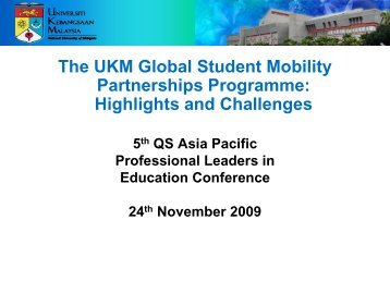 PIE5c_Saran Kaur Gill_The UKM GLobal Student ... - QS-APPLE