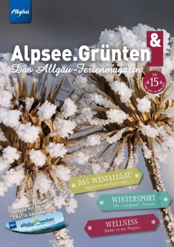 Alpsee Grünten & - Das Allgäu Ferienmagazin "Ausgabe 15"
