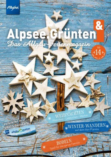 Alpsee Grünten & - Das Allgäu Ferienmagazin "Ausgabe 14"